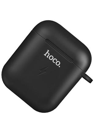 Беспроводной зарядный чехол hoco cw22 для airpods 1/5v black