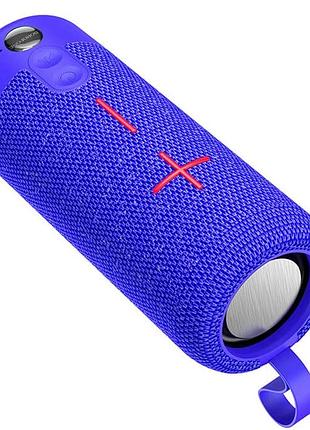 Портативная колонка borofone euphony sports bt speaker br19 ipx5 aux/usb/tf/fm tws 5wх2 blue