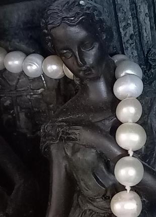 Ожерелье из натуральных жемчужин3 фото