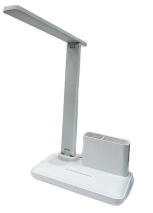 Настільна лампа з органайзером bl-3301 40led usb white