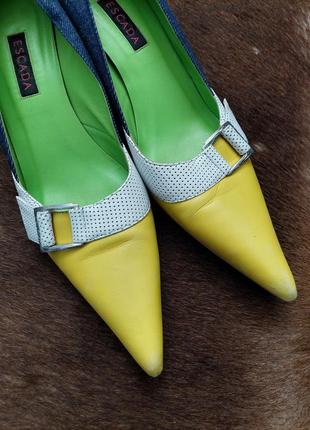 Люксові зручні туфлі човники у стилі ретро. італія4 фото