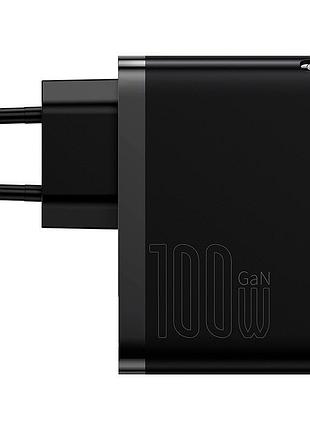 Адаптер сетевой baseus type-c to type-c cable gan5 pro fast charger |1usb/1type-c, pd/qc, 100w/3a|