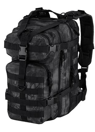 Рюкзак тактический военный camo military gear pl-as-bp-kp-t assault 25л черный