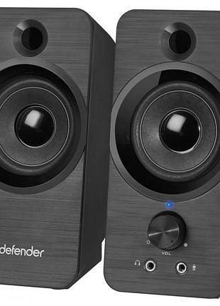 Акустическая система 2.0 defender spk 190 8вт usb/3.5мм черная