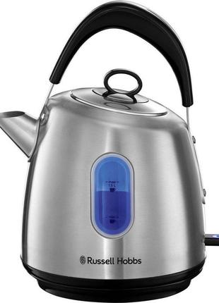 Электрочайник russell hobbs stylevia 1.5л дисковый 2200вт нержавеющая сталь (28130-70)