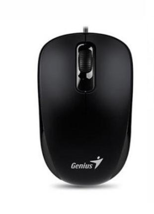 Мышь компьютерная genius dx-110-31010116106 проводная/1000 dpi черный