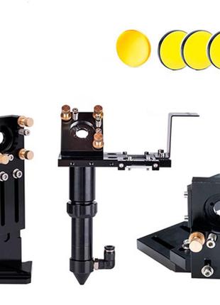 Лазерная голова с двумя держателями зеркал для co2 лазерного станка, cloudray