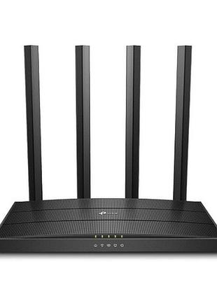 Маршрутизатор tp-link archer c6 v.4. ac1200 d/band wi-fi r 867mbps/5ghz 300mbps/2.4ghz 5 антен