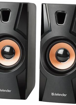 Акустическая система 2.0 defender aurora s8 8вт rms mdf usb 65408 черная
