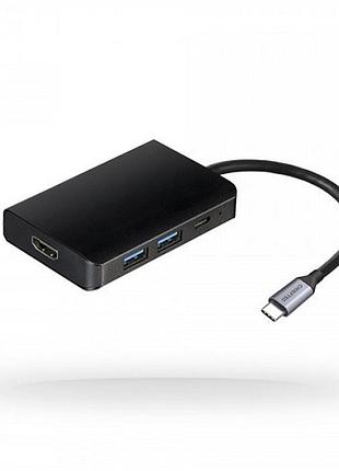 Док-станция chieftec dsc-501 usb3.1 type-c-hdmi/usb 3.0x2/usb-c/pd 60w 5-in-1
