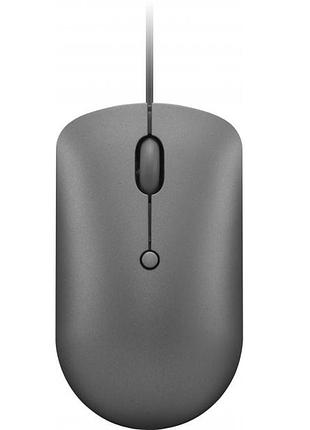 Миша комп'ютерна lenovo 540 usb-c wired storm grey 2400dpi/дротова темно-сірий