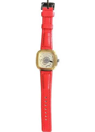 Часы наручные мужские watches 4372 sf gold/red