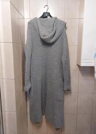 Шикарный длинный кардиган пальто