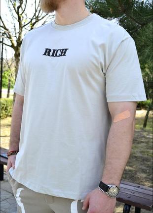 Мужская футболка rich gray2 фото