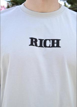 Мужская футболка rich gray6 фото