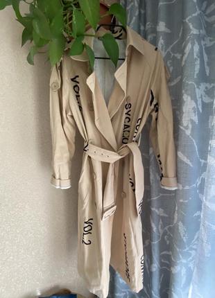 Тренч плащ пальто
