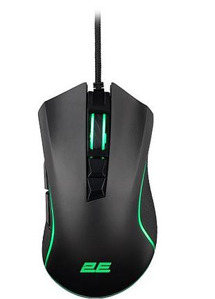 Миша ігрова 2e 2e-mg340ub gaming mg340 rgb usb2.0 дротова black