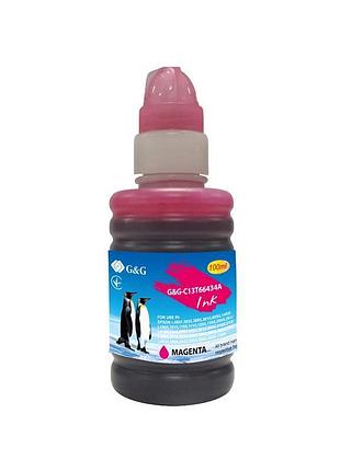 Чернила g&g для принтеров epson l100/l200 100мл / струйная печать magenta (g&g-c13t66434a)