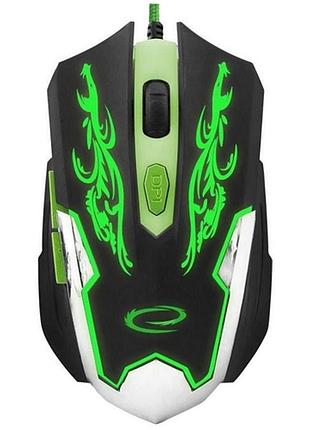 Мышь проводная esperanza mouse mx405 cyborg 1.5м с подсветкой