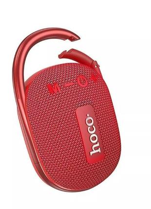 Портативная bluetooth колонка hoco easy joy sports bt speaker hc17 bt5.3, tws, fm/tf/usb, 2h| red