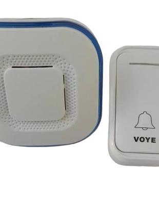 Дзвінок дверний voye 7950 v029f від мережі 220v white