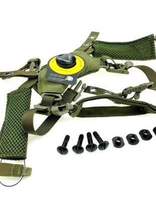 Подвесная система для каски шлема team wendy suspension-kit-olive