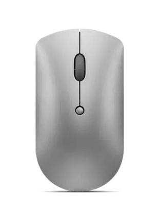 Мышь компьютерная lenovo 600 bluetooth silent mouse беспроводная серый (gy50x88832)