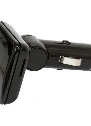 Автомобільний mp3 fm-модулятор hz h9 lcd aux/usb із пультом black