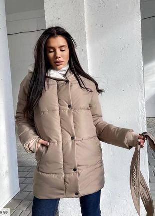 Куртка на поясі9 фото