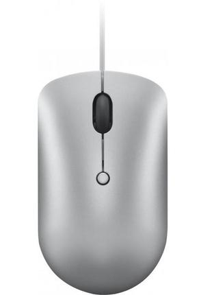 Миша комп'ютерна lenovo 540 usb-c wired cloud grey usb-c 2400dpi/дротова сірий