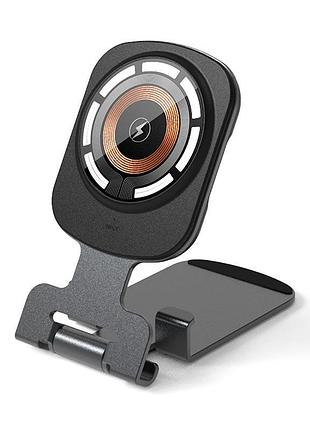 Зарядний пристрій qi 2in1 magnetic wireless charger xyj t4 phone airpods
