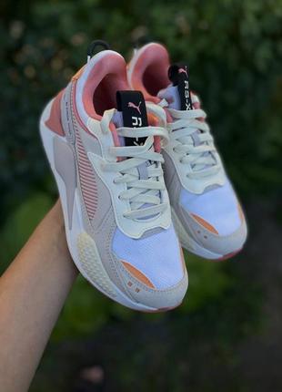 Кожаные кроссовки puma