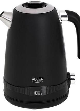 Электрочайник adler ad 1295b с регулятором температуры 1850-2200 вт черный