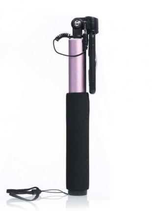 Селфи-монопод remax p5 3.5mm 72см pink