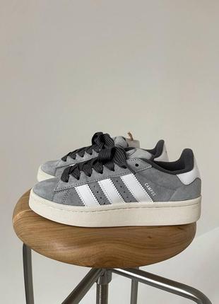 Кросівки adidas campus premium grey2 фото