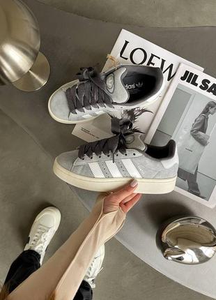 Кросівки adidas campus premium grey4 фото