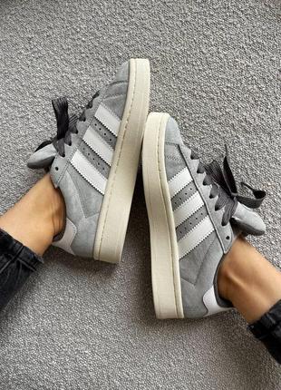 Кросівки adidas campus premium grey7 фото