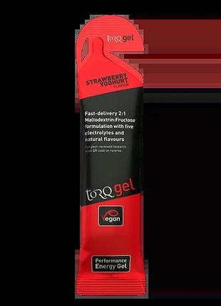 Гель энергетический torq strawberry yoghurt 45 грамм