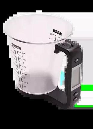 Чаша мерная с весами stenson tl00459 600мл black
