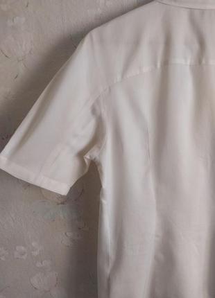 Женская рубашка mexx uk12 46р., кремовая, хлопок6 фото
