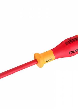 Ізольована викрутка з шестигранним наконечником hex8 до 1000 в tolsen tools premium 100 мм