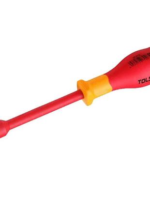 Изолированная отвертка-гайковерт hex5.5 до 1000 в tolsen tools premium 125 мм