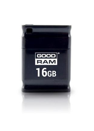 Флеш память/флешка goodram upi2 piccolo black 15гб/usb 2.0 черный (upi2-0160k0r11)