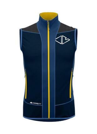 Еластичний та дихаючий чоловічий жилет. avenger light man sulfur xl