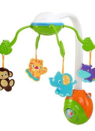 Музыкальный мобиль coh soothing safari 2b1 mobile bright starts kids