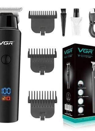 Триммер для волос vgr v-937 8830 led display черный