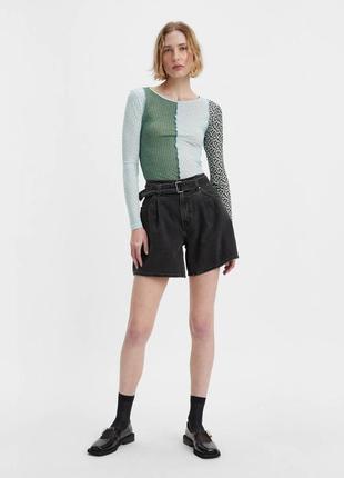 Женские джинсовые шорты belted baggy levi's