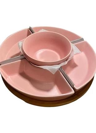 Минажница на подставке puzzle stenson yg01100 29d 6пр/наб pink
