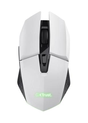 Игровая мышь компьютерная trust gxt 110w felox wrls game mouse беспроводная белый (25069)