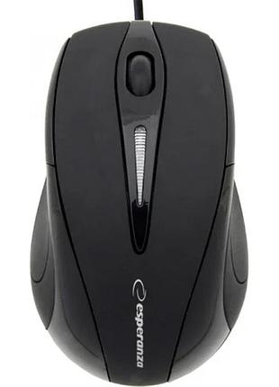 Мышь проводная esperanza mouse em102k 1.4м black